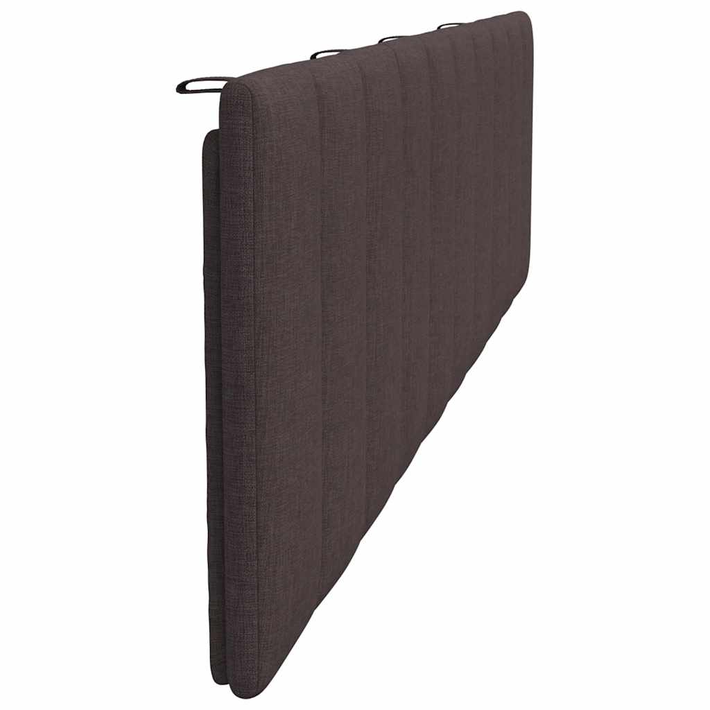 Hoofdbordkussen "Hanko" 200 cm stof donkerbruin is nu te koop bij PeponiXL, paradijselijk wonen!