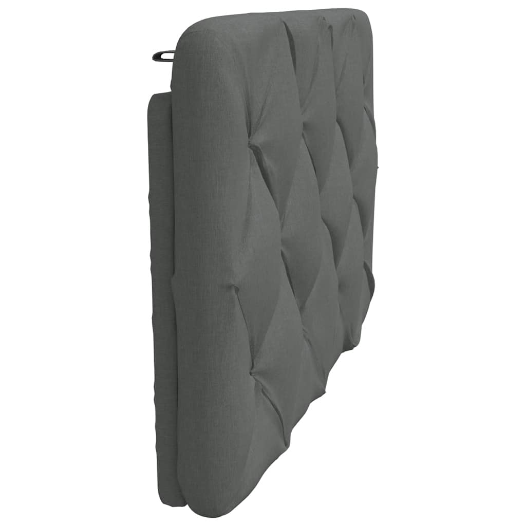 Hoofdbordkussen 80 cm stof donkergrijs is nu te koop bij PeponiXL, paradijselijk wonen!