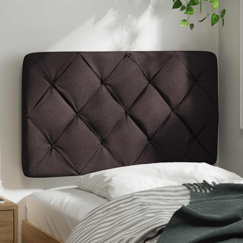 Hoofdbordkussen 80 cm stof donkerbruin is nu te koop bij PeponiXL, paradijselijk wonen!