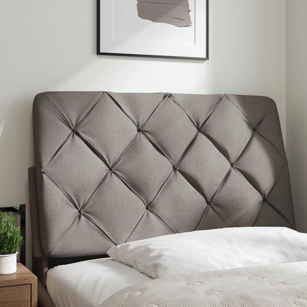 Hoofdbordkussen 80 cm stof taupe is nu te koop bij PeponiXL, paradijselijk wonen!