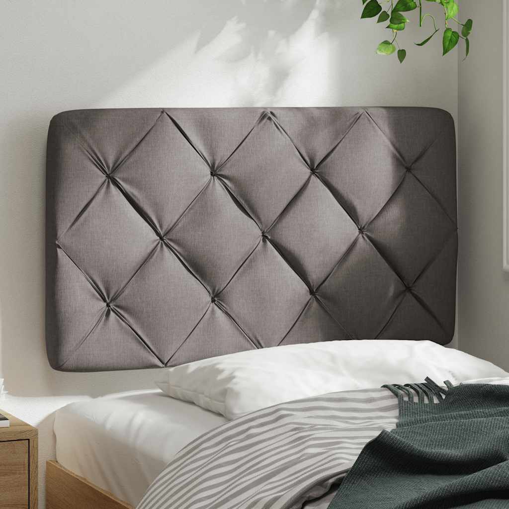 Hoofdbordkussen 80 cm stof taupe is nu te koop bij PeponiXL, paradijselijk wonen!