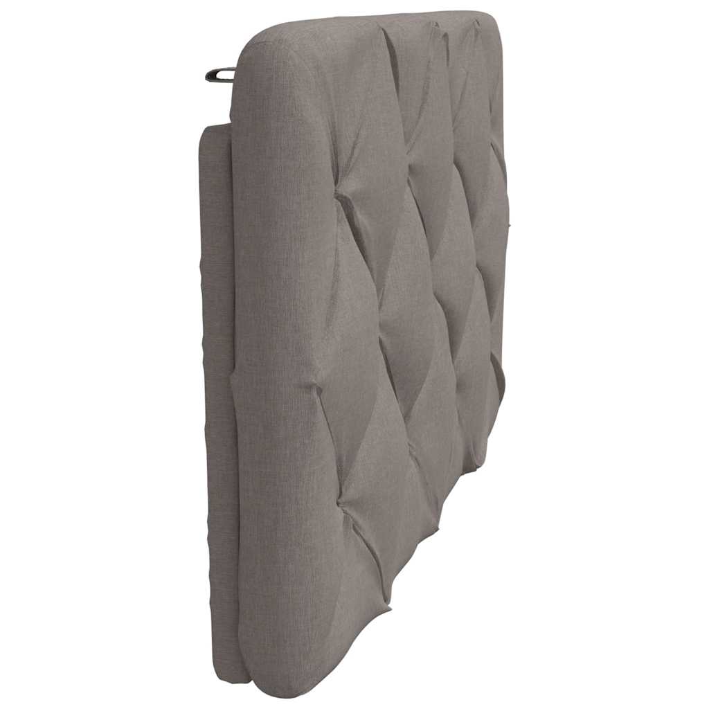Hoofdbordkussen 80 cm stof taupe is nu te koop bij PeponiXL, paradijselijk wonen!