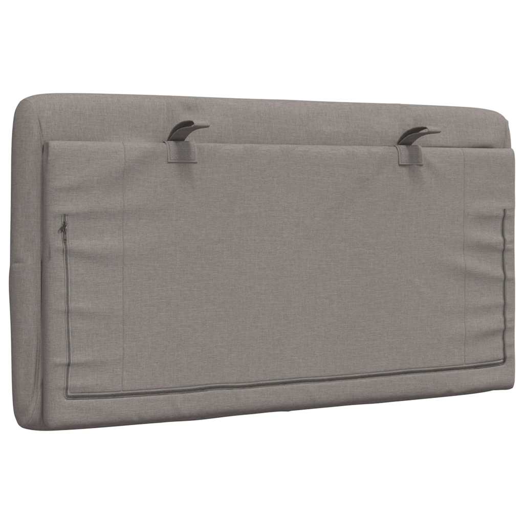 Hoofdbordkussen 80 cm stof taupe is nu te koop bij PeponiXL, paradijselijk wonen!