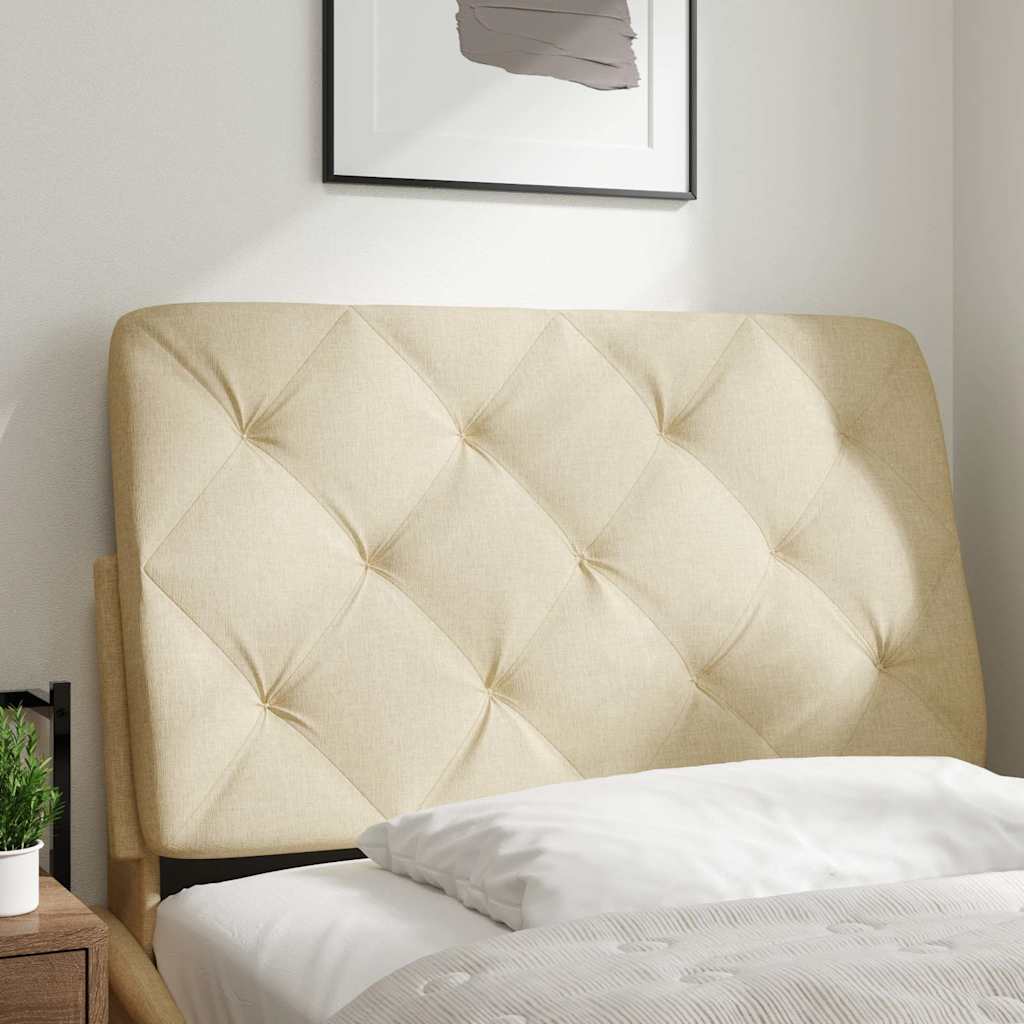 Hoofdbordkussen 80 cm stof crèmekleurig is nu te koop bij PeponiXL, paradijselijk wonen!
