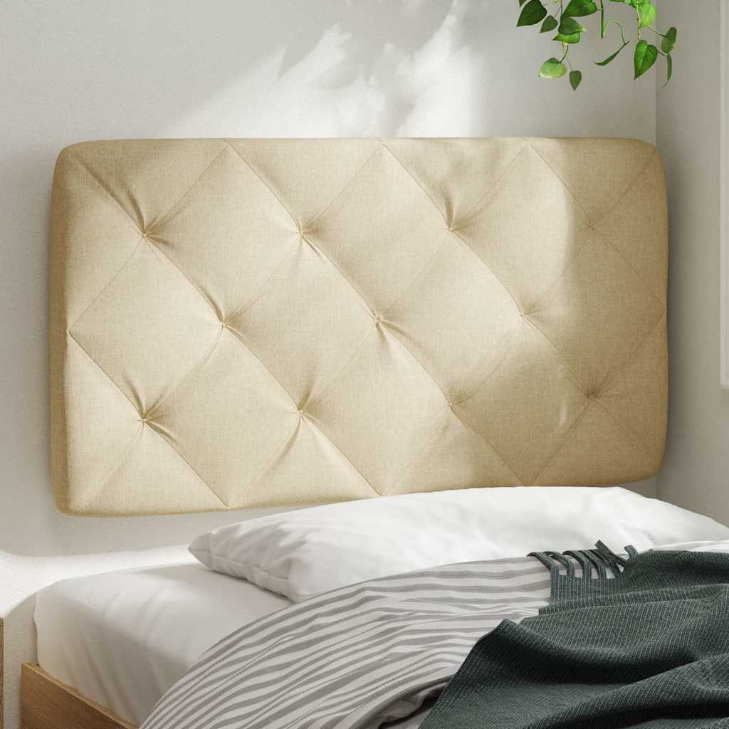 Hoofdbordkussen 80 cm stof crèmekleurig is nu te koop bij PeponiXL, paradijselijk wonen!