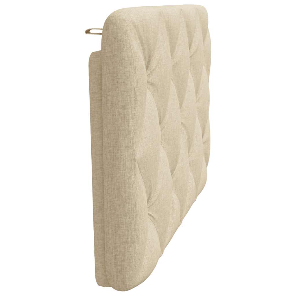 Hoofdbordkussen 80 cm stof crèmekleurig is nu te koop bij PeponiXL, paradijselijk wonen!