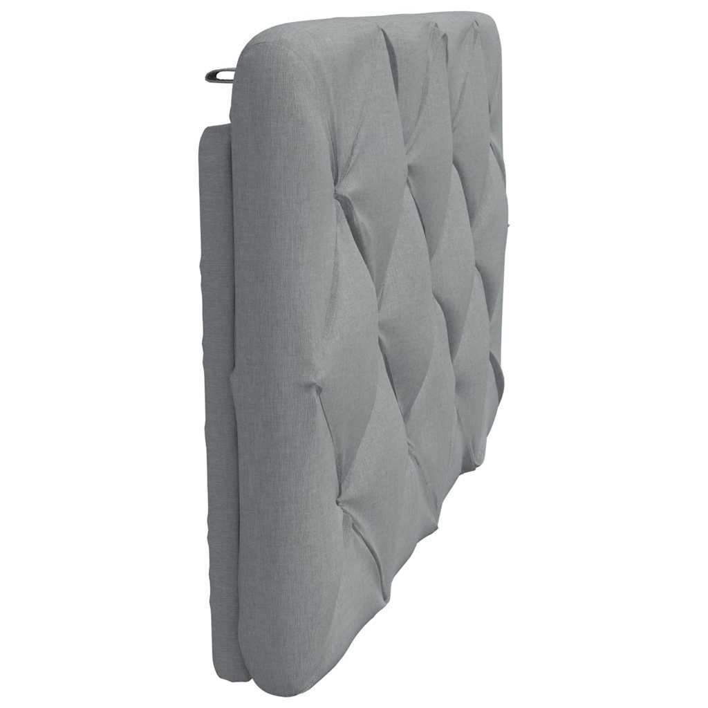 Hoofdbordkussen 90 cm stof lichtgrijs is nu te koop bij PeponiXL, paradijselijk wonen!