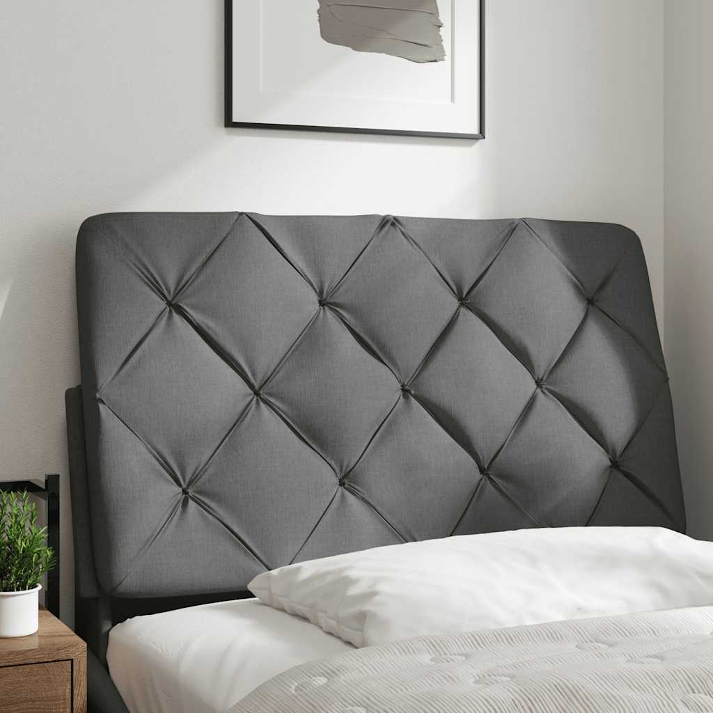 Hoofdbordkussen 90 cm stof donkergrijs is nu te koop bij PeponiXL, paradijselijk wonen!