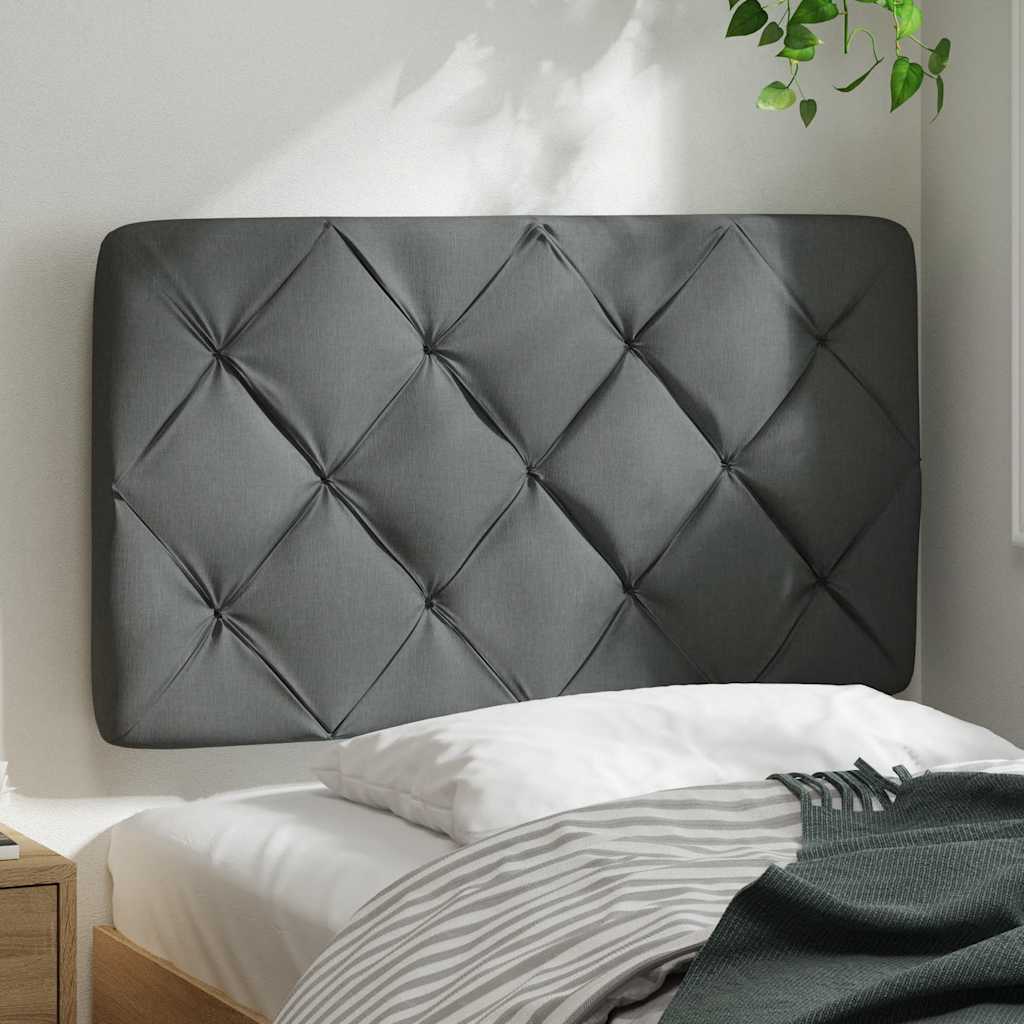 Hoofdbordkussen 90 cm stof donkergrijs is nu te koop bij PeponiXL, paradijselijk wonen!