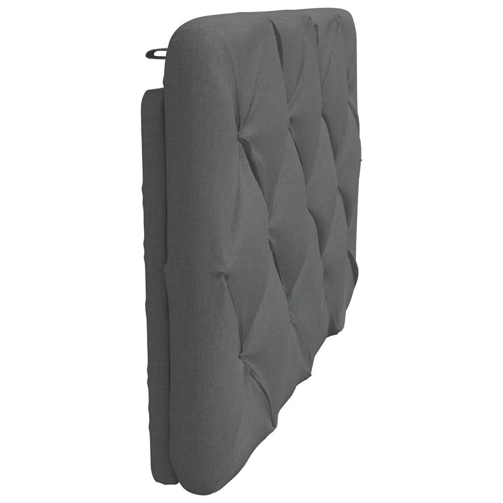Hoofdbordkussen 90 cm stof donkergrijs is nu te koop bij PeponiXL, paradijselijk wonen!