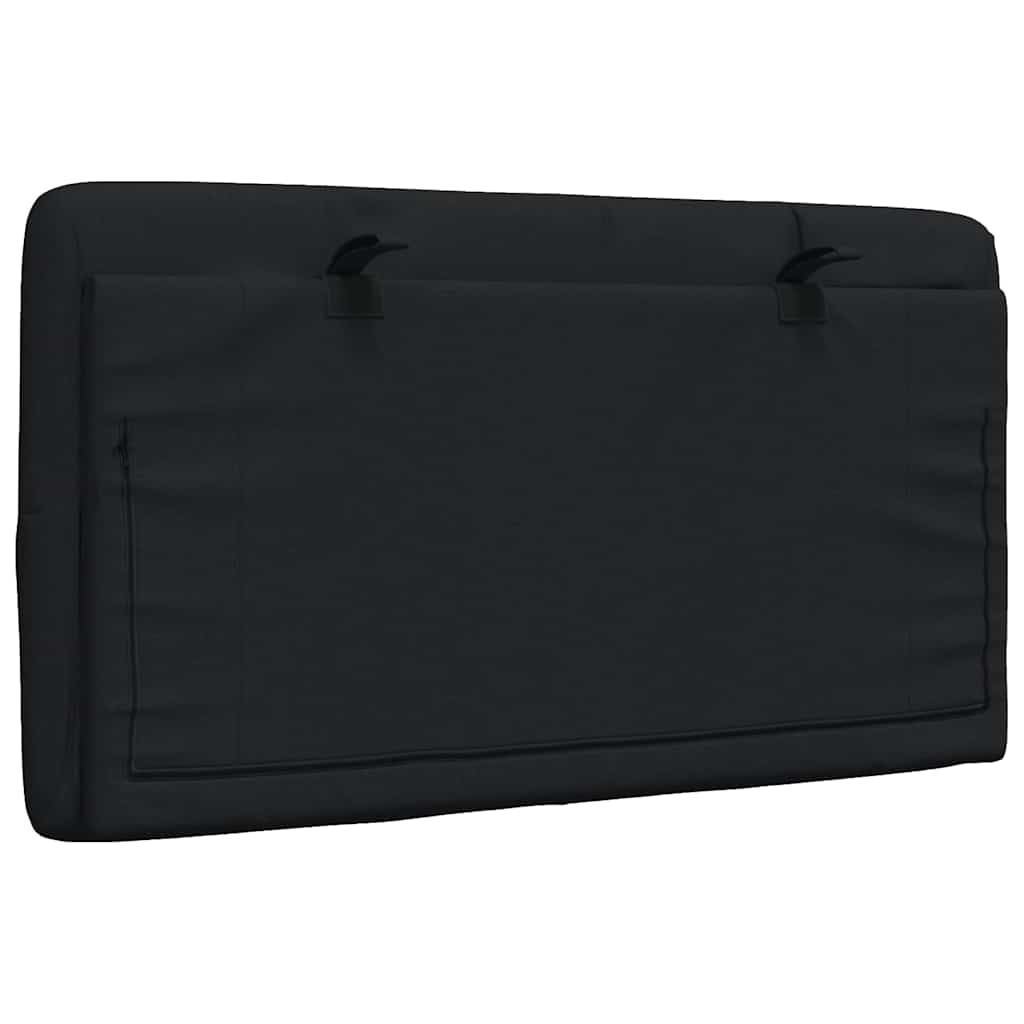 Hoofdbordkussen 90 cm stof zwart is nu te koop bij PeponiXL, paradijselijk wonen!