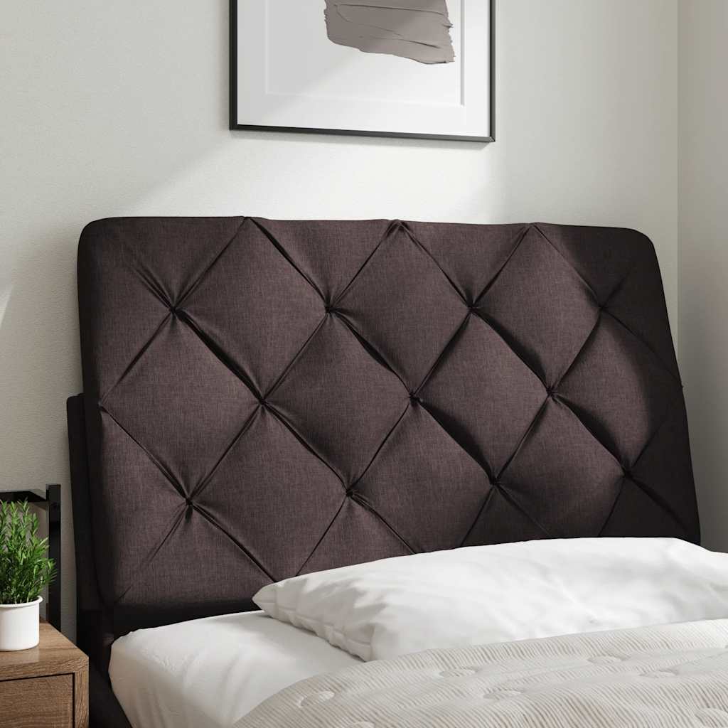 Hoofdbordkussen 90 cm stof donkerbruin is nu te koop bij PeponiXL, paradijselijk wonen!