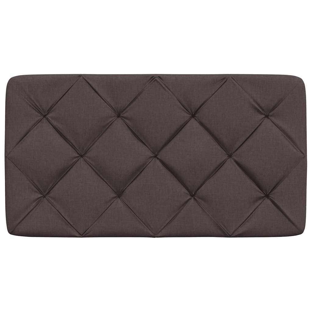 Hoofdbordkussen 90 cm stof donkerbruin is nu te koop bij PeponiXL, paradijselijk wonen!