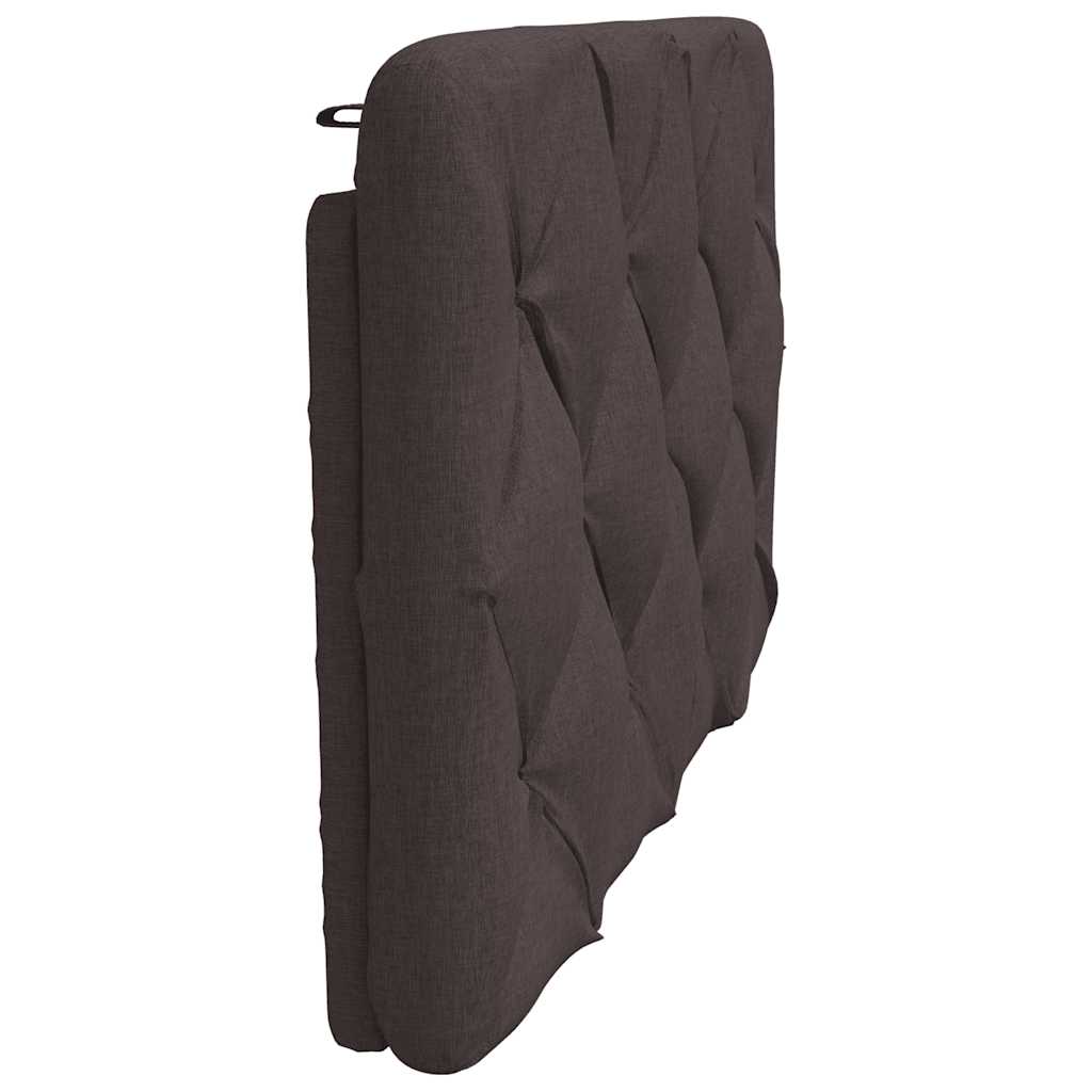 Hoofdbordkussen 90 cm stof donkerbruin is nu te koop bij PeponiXL, paradijselijk wonen!