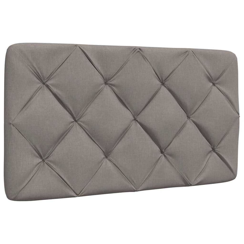 Hoofdbordkussen 90 cm stof taupe is nu te koop bij PeponiXL, paradijselijk wonen!