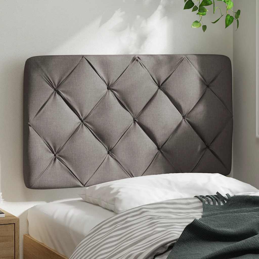 Hoofdbordkussen 90 cm stof taupe is nu te koop bij PeponiXL, paradijselijk wonen!