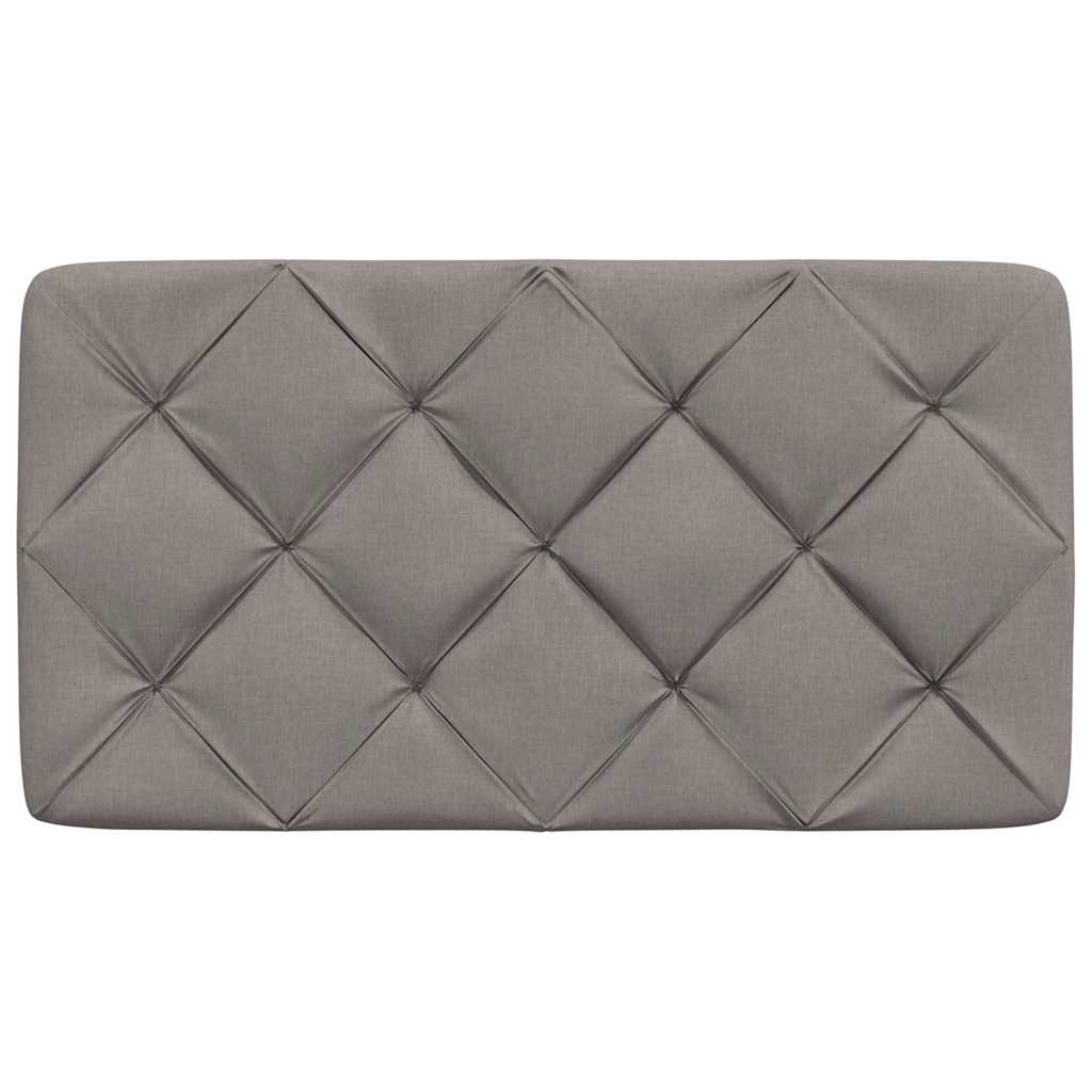 Hoofdbordkussen 90 cm stof taupe is nu te koop bij PeponiXL, paradijselijk wonen!