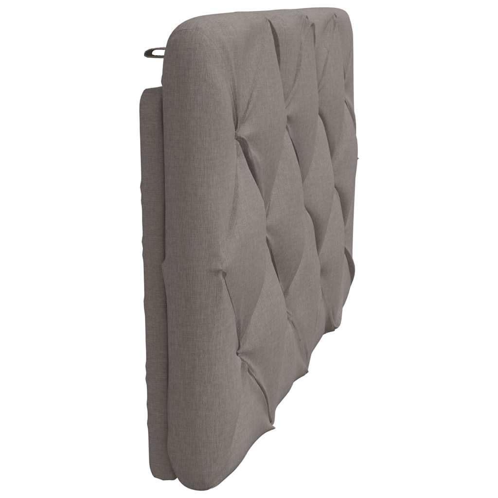 Hoofdbordkussen 90 cm stof taupe is nu te koop bij PeponiXL, paradijselijk wonen!