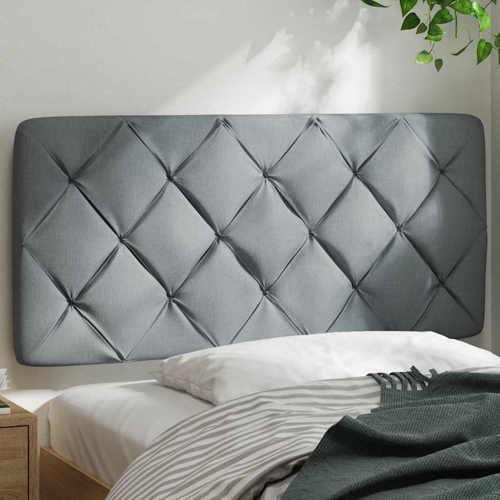 Hoofdbordkussen 100 cm stof lichtgrijs is nu te koop bij PeponiXL, paradijselijk wonen!