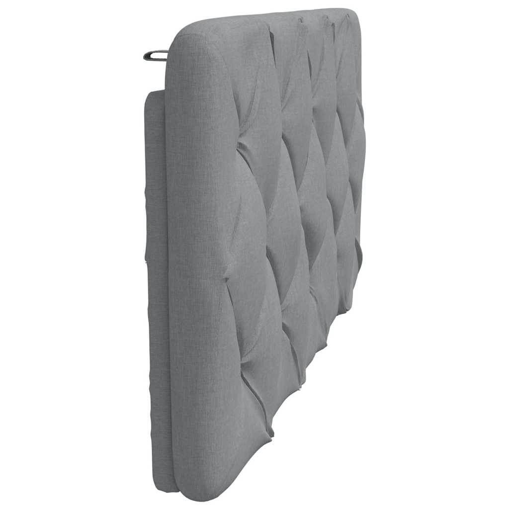 Hoofdbordkussen 100 cm stof lichtgrijs is nu te koop bij PeponiXL, paradijselijk wonen!