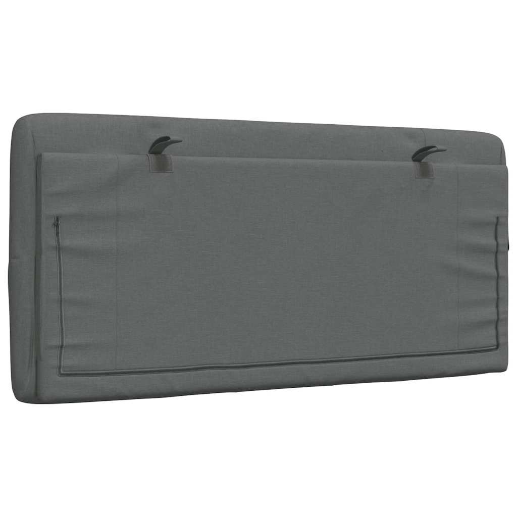 Hoofdbordkussen 100 cm stof donkergrijs is nu te koop bij PeponiXL, paradijselijk wonen!