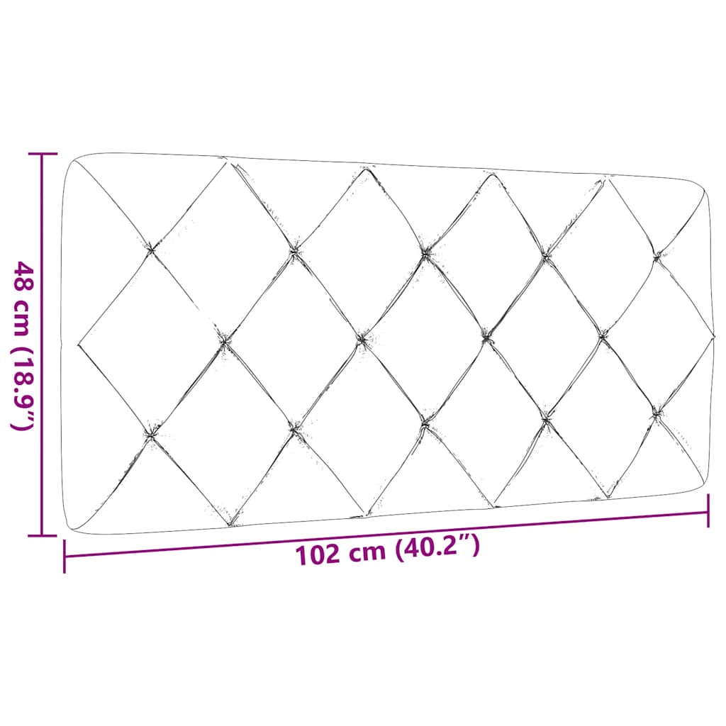 Hoofdbordkussen 100 cm stof zwart is nu te koop bij PeponiXL, paradijselijk wonen!