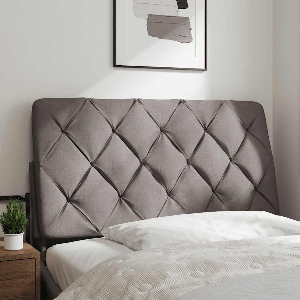Hoofdbordkussen 100 cm stof taupe is nu te koop bij PeponiXL, paradijselijk wonen!