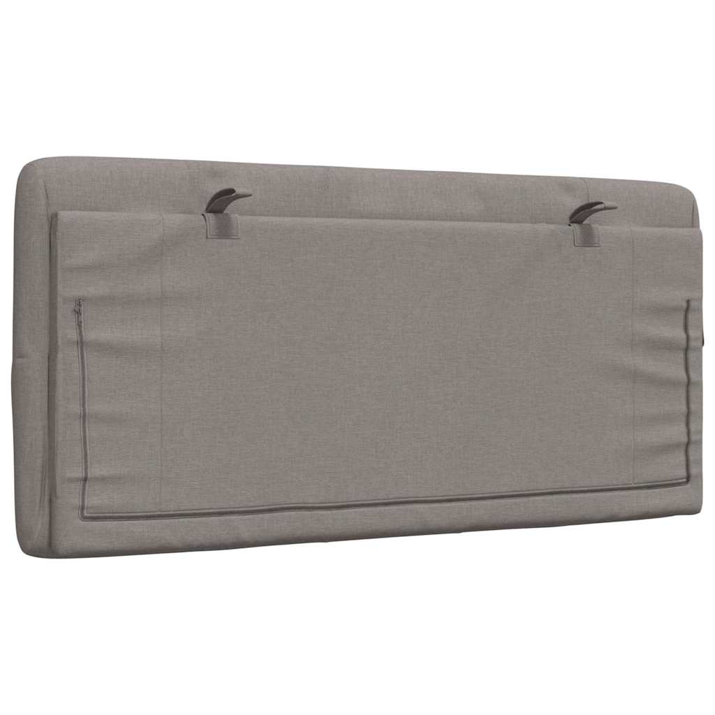 Hoofdbordkussen 100 cm stof taupe is nu te koop bij PeponiXL, paradijselijk wonen!