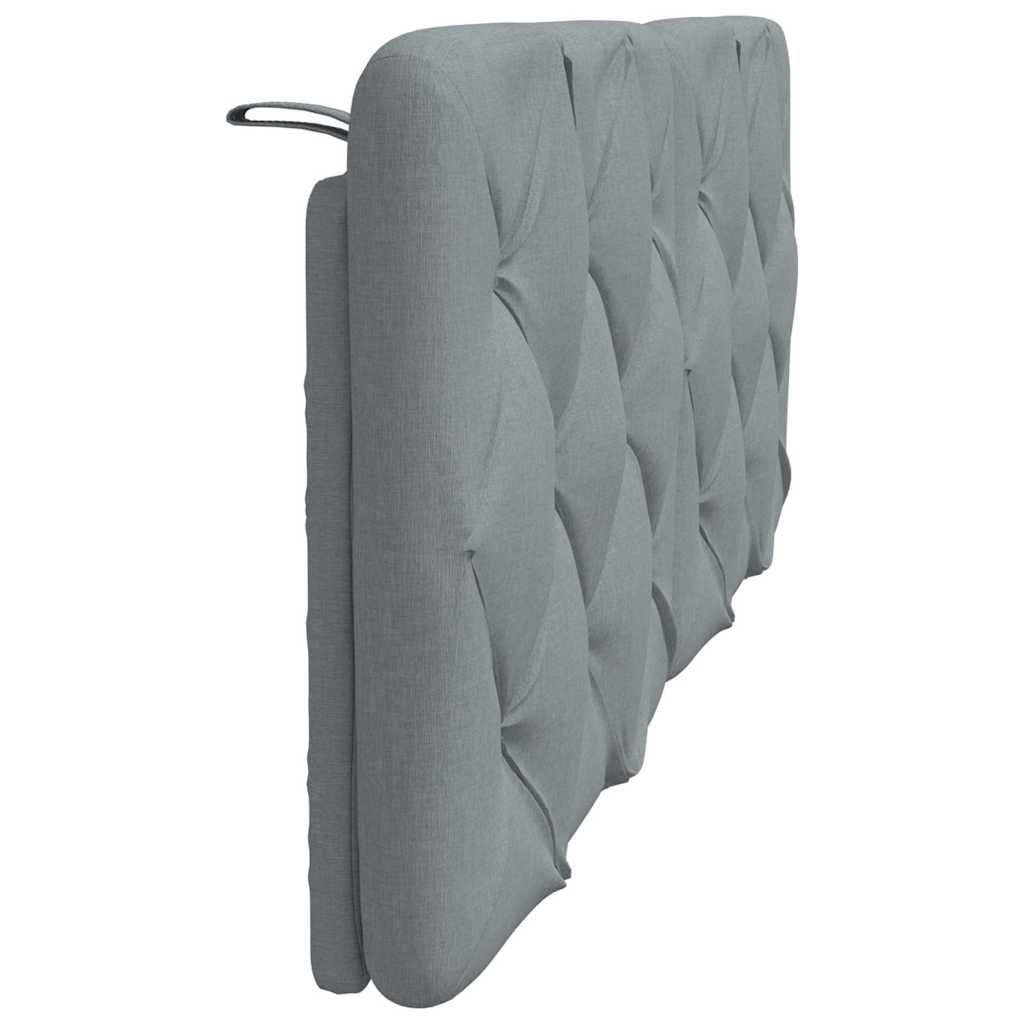 Hoofdbordkussen 120 cm stof lichtgrijs is nu te koop bij PeponiXL, paradijselijk wonen!