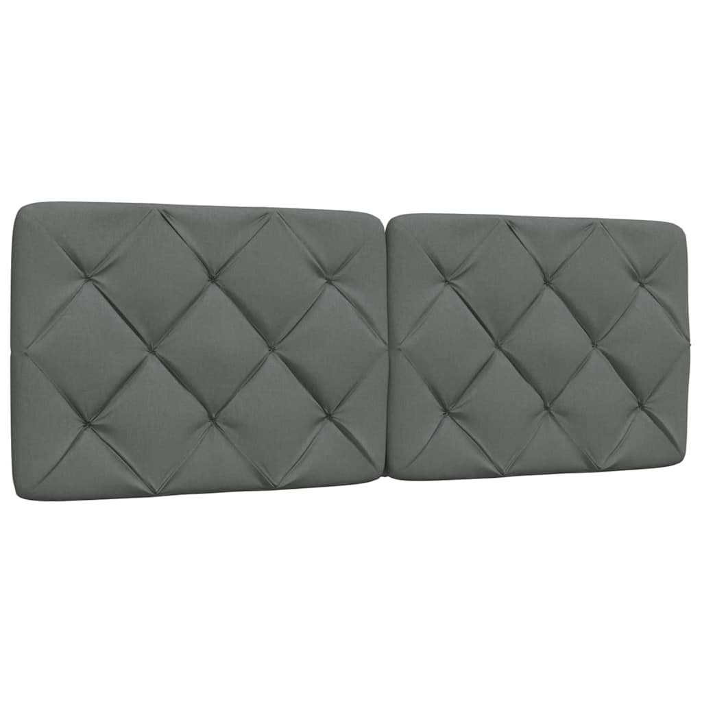 Hoofdbordkussen 120 cm stof grijs is nu te koop bij PeponiXL, paradijselijk wonen!