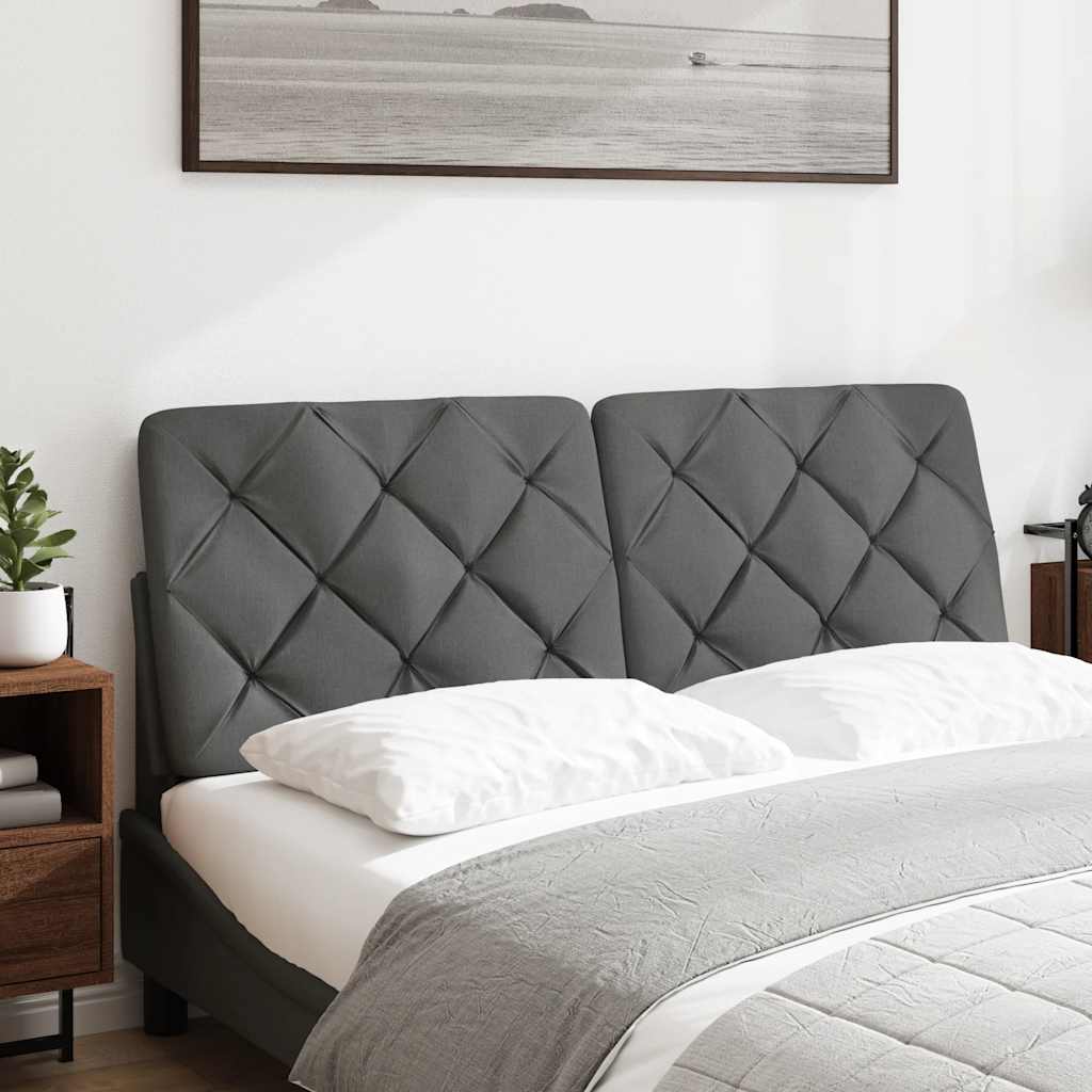 Hoofdbordkussen 120 cm stof grijs is nu te koop bij PeponiXL, paradijselijk wonen!