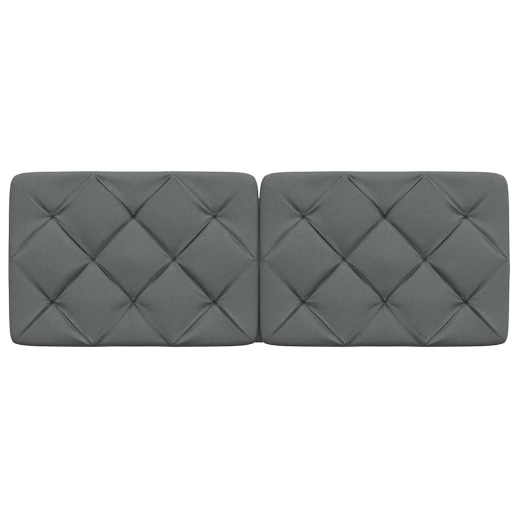 Hoofdbordkussen 120 cm stof grijs is nu te koop bij PeponiXL, paradijselijk wonen!