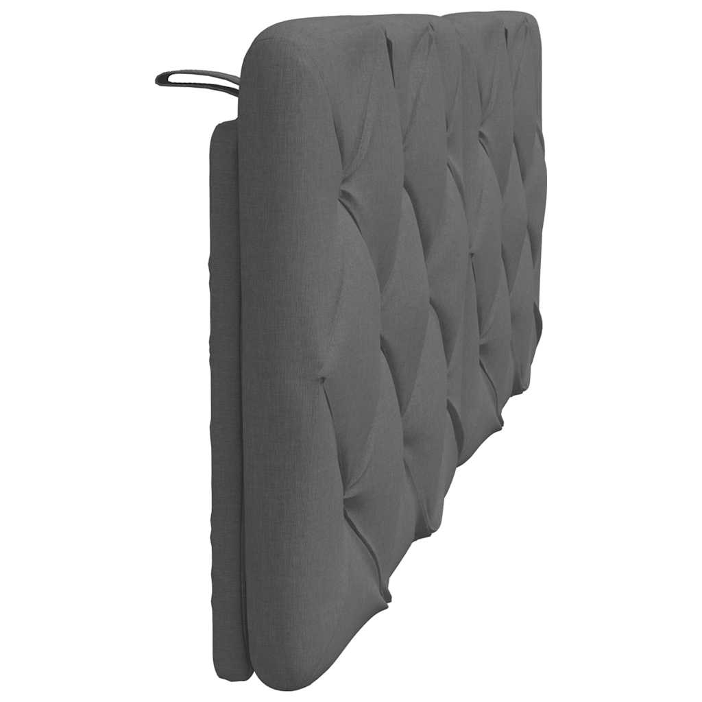 Hoofdbordkussen 120 cm stof grijs is nu te koop bij PeponiXL, paradijselijk wonen!