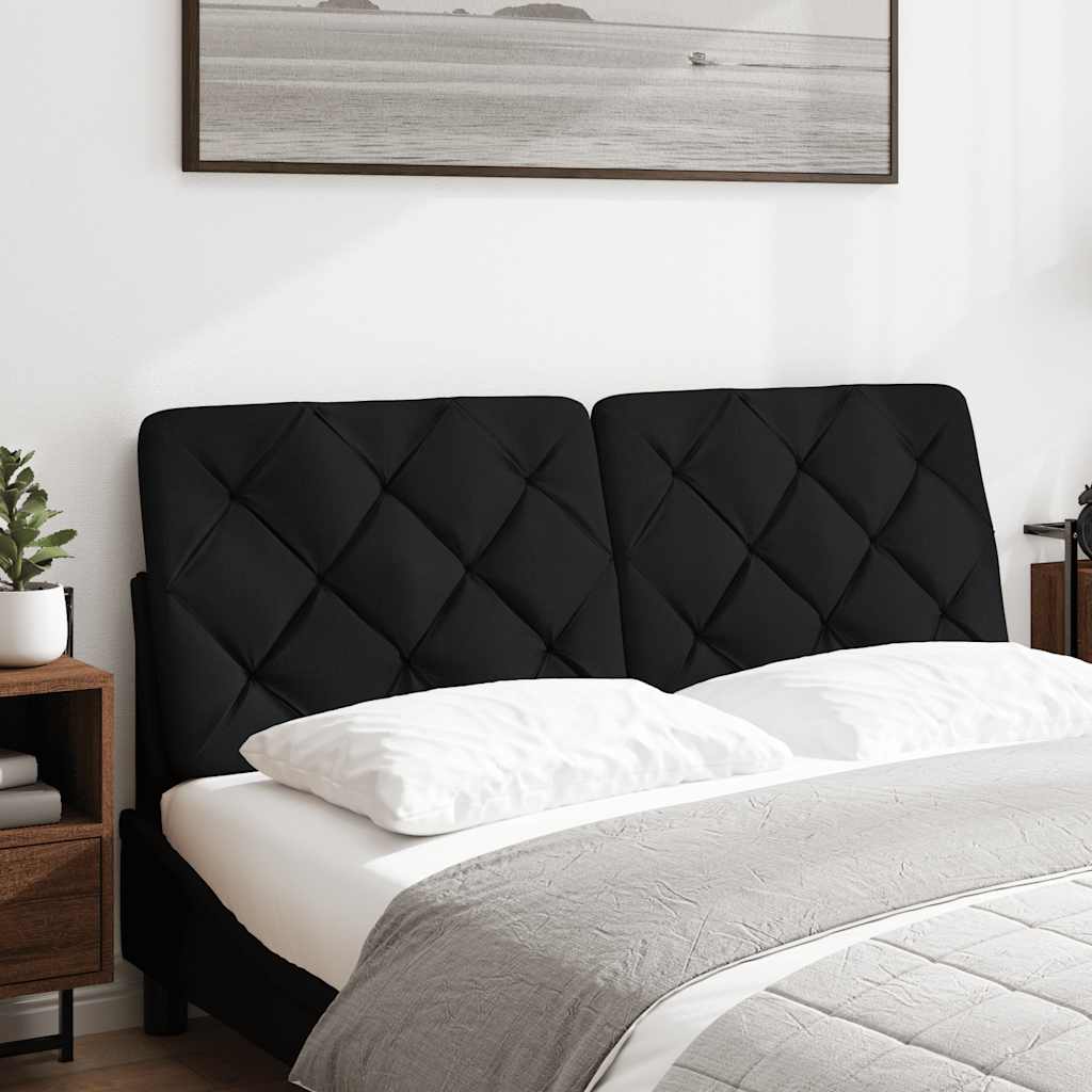 Hoofdbordkussen 120 cm stof zwart is nu te koop bij PeponiXL, paradijselijk wonen!