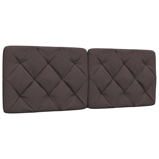 Hoofdbordkussen 120 cm stof donkerbruin is nu te koop bij PeponiXL, paradijselijk wonen!