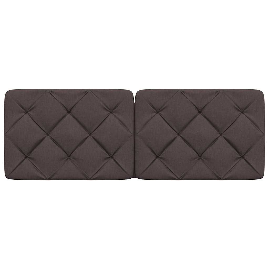 Hoofdbordkussen 120 cm stof donkerbruin is nu te koop bij PeponiXL, paradijselijk wonen!