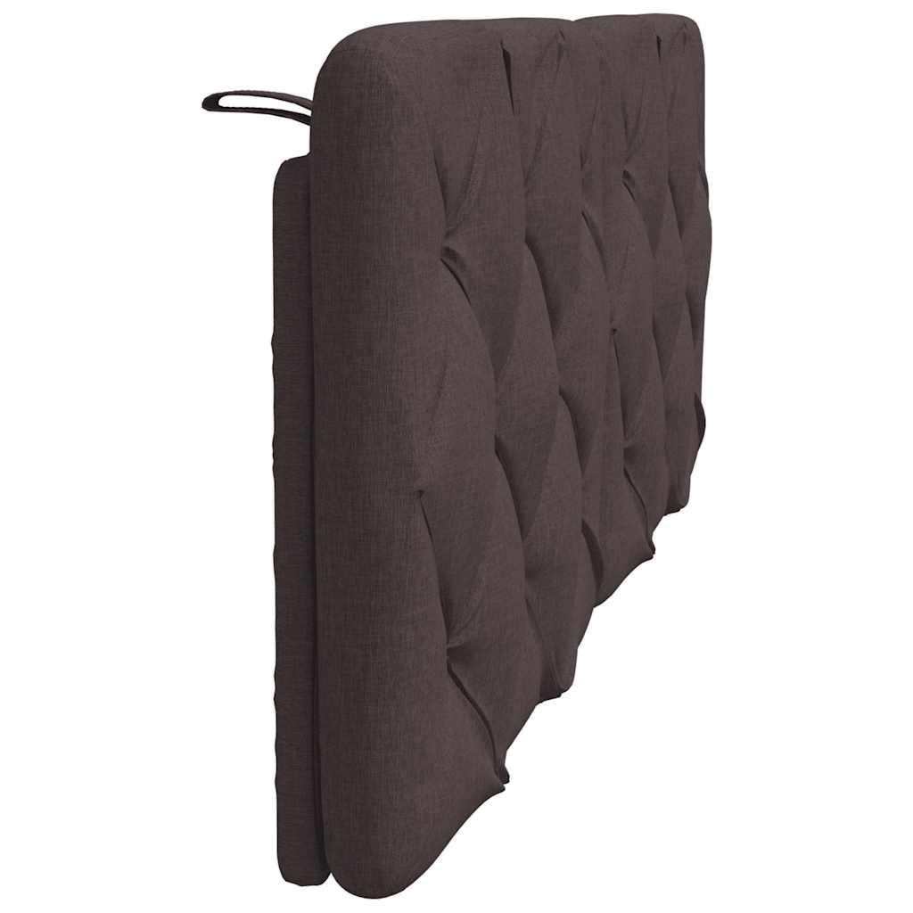 Hoofdbordkussen 120 cm stof donkerbruin is nu te koop bij PeponiXL, paradijselijk wonen!