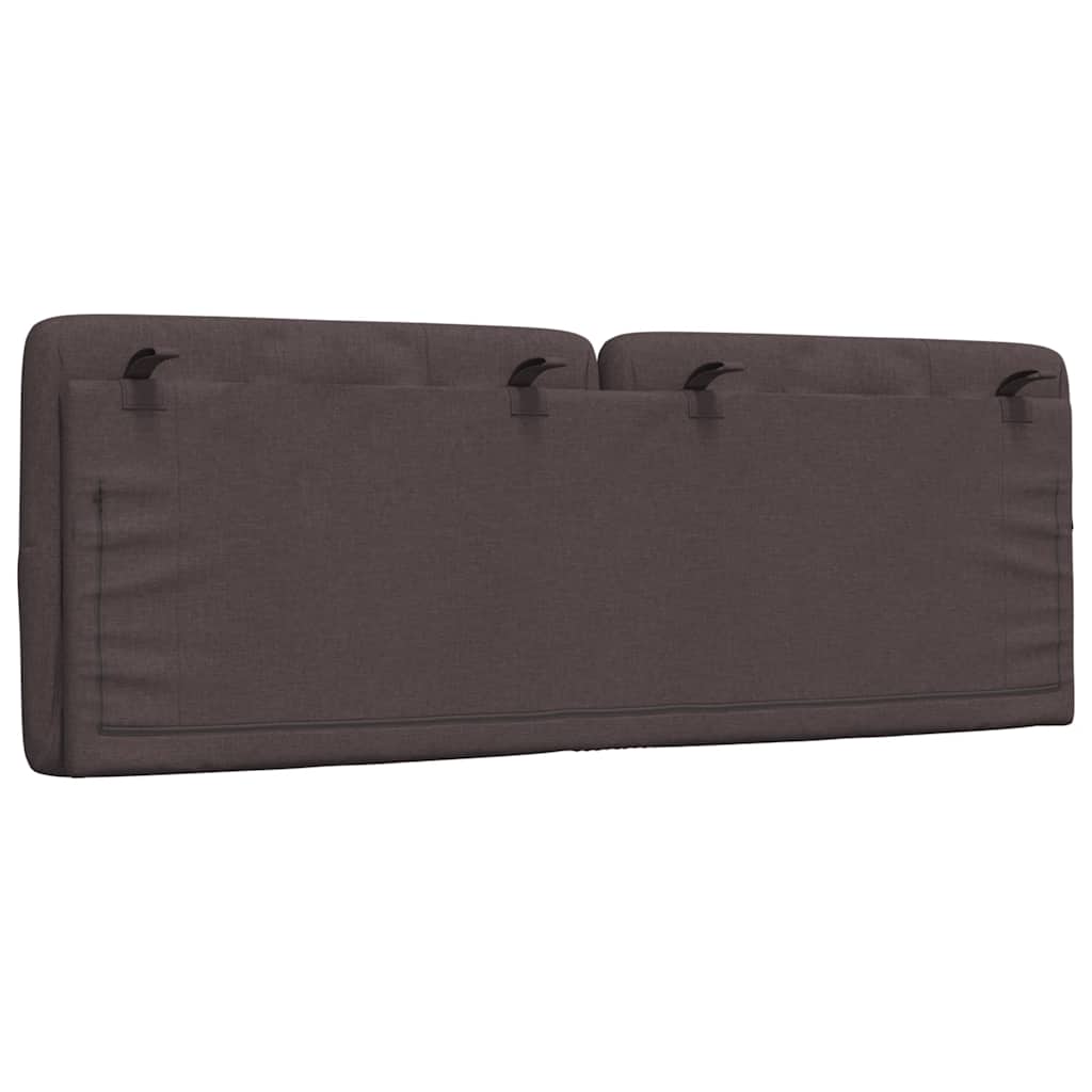 Hoofdbordkussen 120 cm stof donkerbruin is nu te koop bij PeponiXL, paradijselijk wonen!