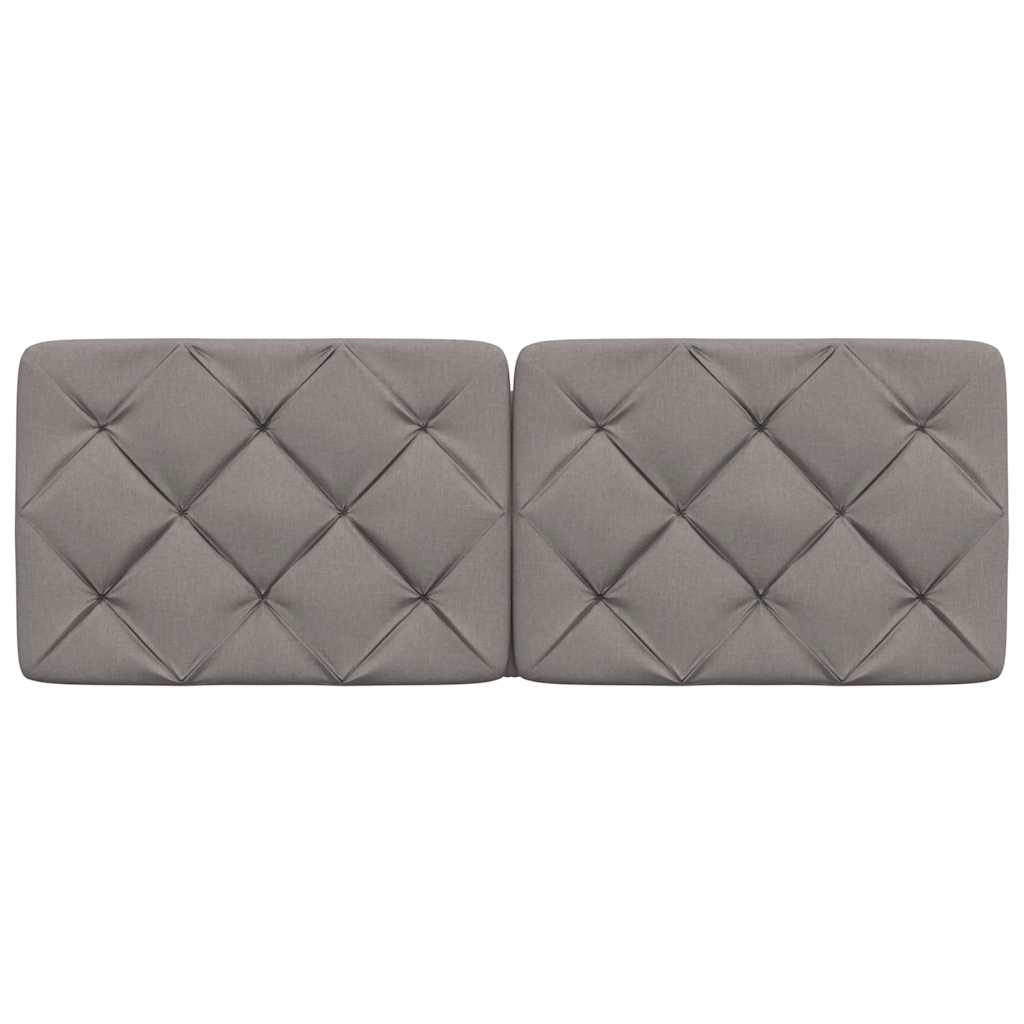 Hoofdbordkussen 120 cm stof taupe is nu te koop bij PeponiXL, paradijselijk wonen!
