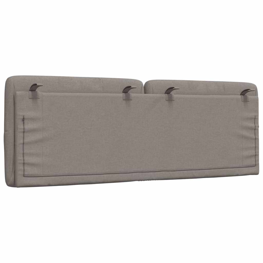 Hoofdbordkussen 120 cm stof taupe is nu te koop bij PeponiXL, paradijselijk wonen!