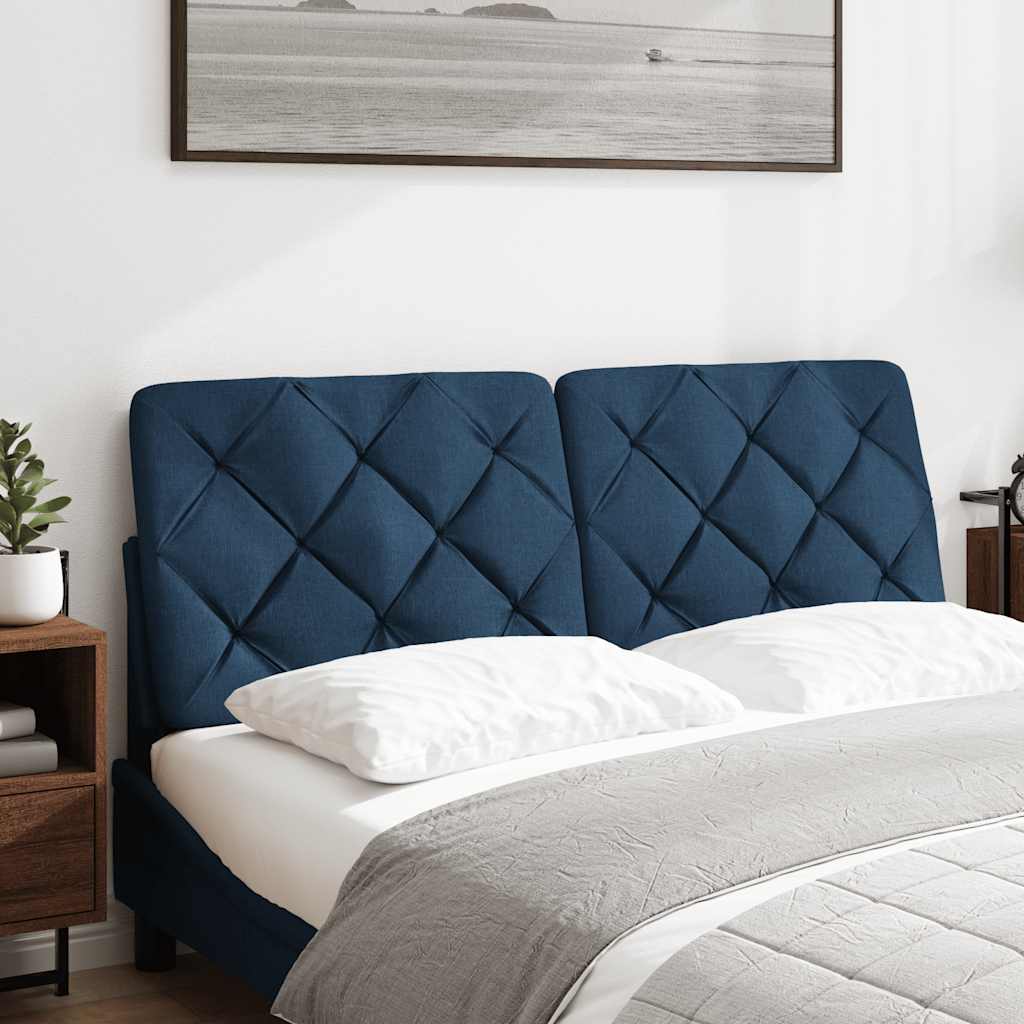 Hoofdbordkussen 120 cm stof blauw is nu te koop bij PeponiXL, paradijselijk wonen!