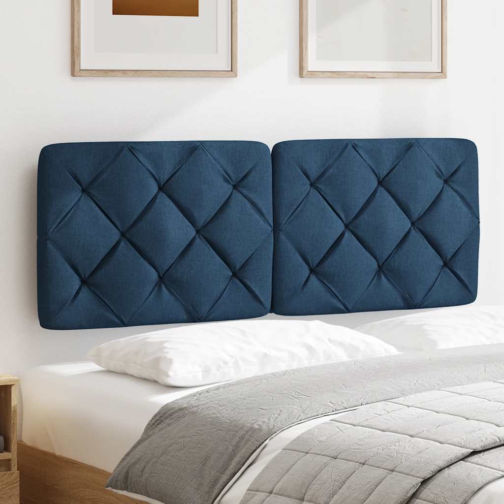 Hoofdbordkussen 120 cm stof blauw is nu te koop bij PeponiXL, paradijselijk wonen!
