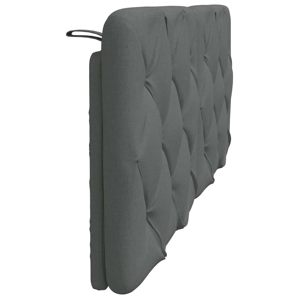 Hoofdbordkussen 140 cm stof donkergrijs is nu te koop bij PeponiXL, paradijselijk wonen!