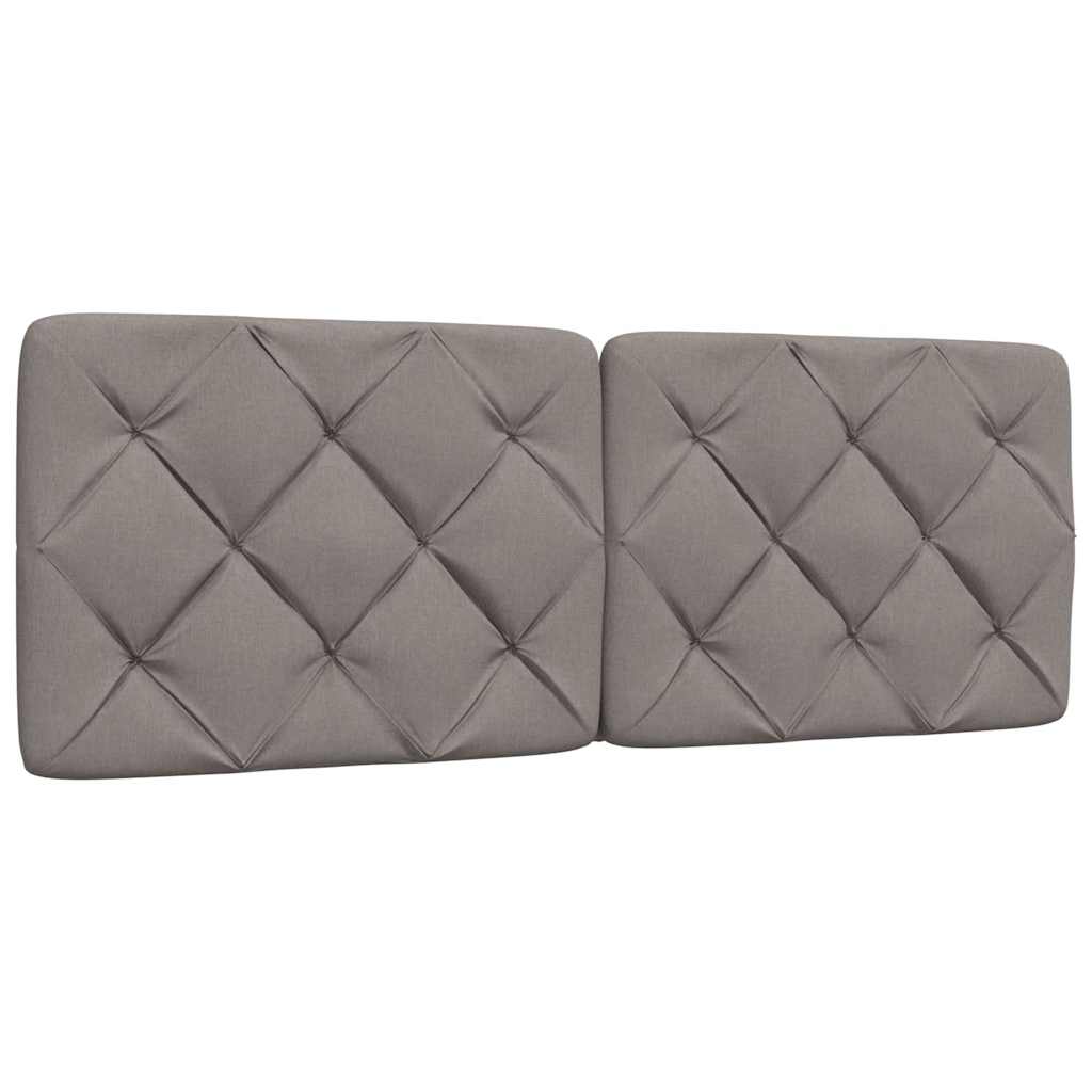 Hoofdbordkussen 140 cm stof taupe is nu te koop bij PeponiXL, paradijselijk wonen!
