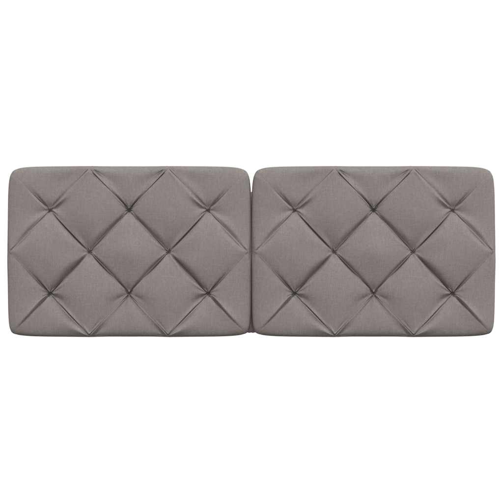 Hoofdbordkussen 140 cm stof taupe is nu te koop bij PeponiXL, paradijselijk wonen!