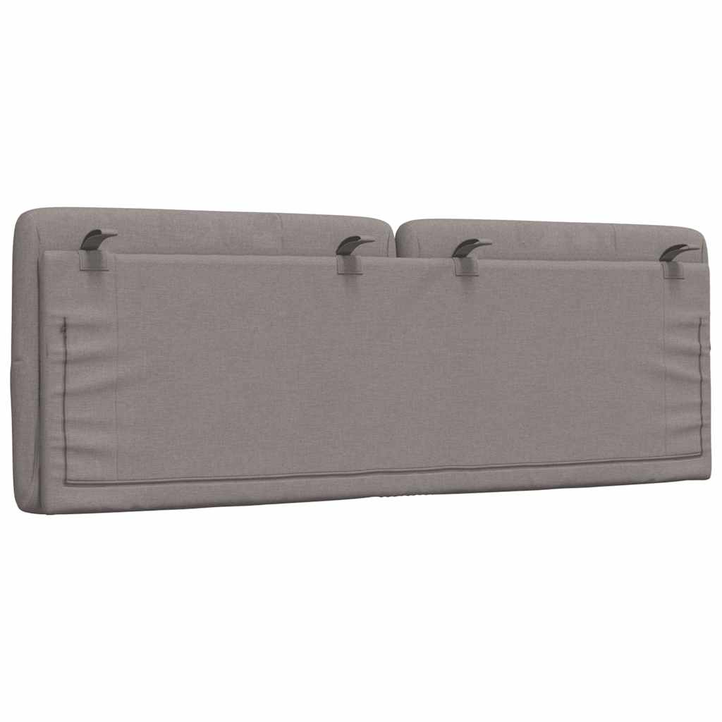 Hoofdbordkussen 140 cm stof taupe is nu te koop bij PeponiXL, paradijselijk wonen!