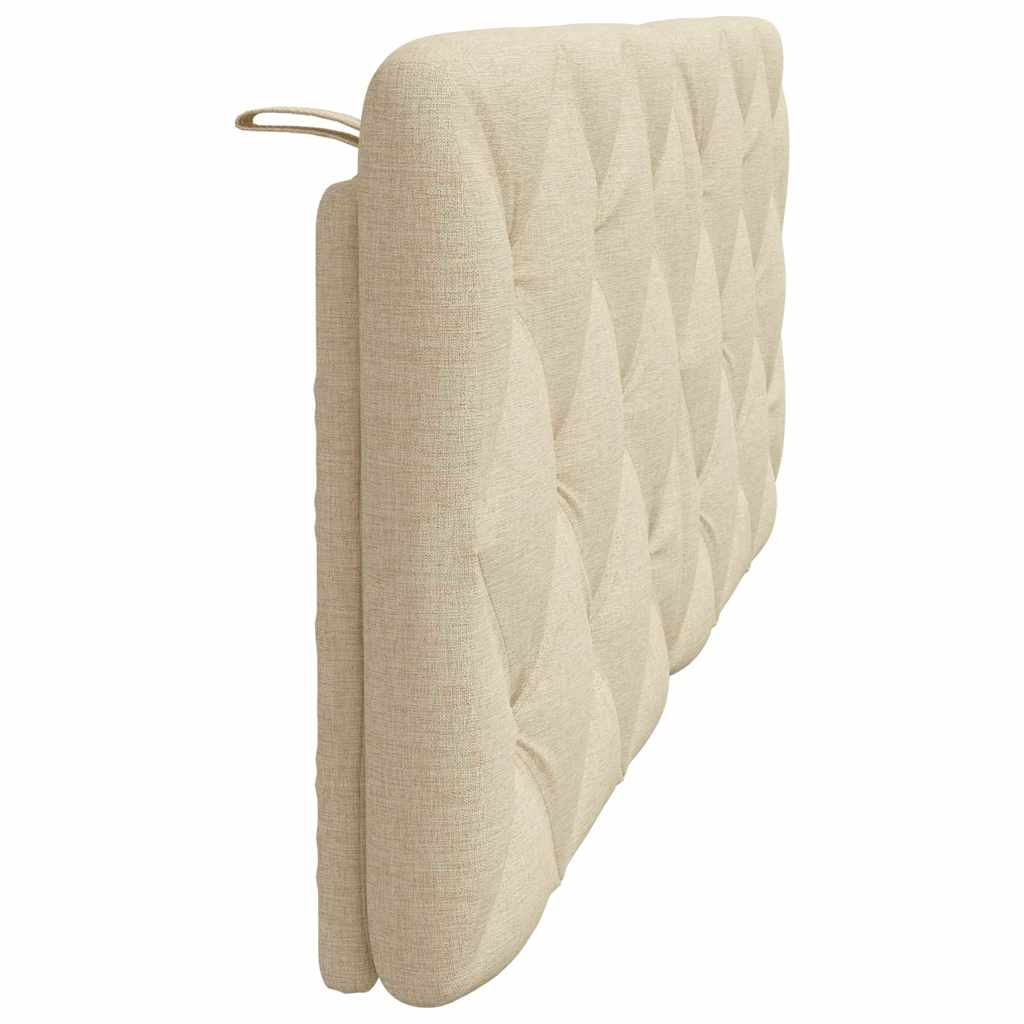 Hoofdbordkussen 140 cm stof crèmekleurig is nu te koop bij PeponiXL, paradijselijk wonen!