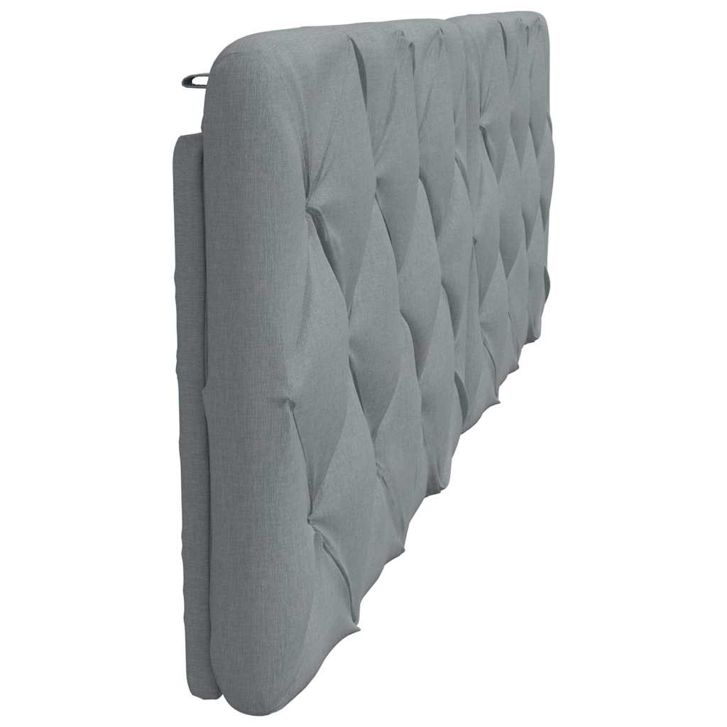 Hoofdbordkussen 160 cm stof lichtgrijs is nu te koop bij PeponiXL, paradijselijk wonen!