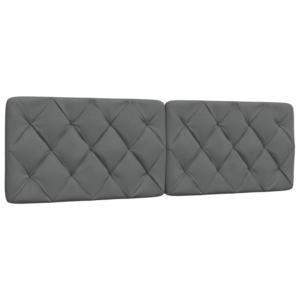 Hoofdbordkussen 160 cm stof donkergrijs is nu te koop bij PeponiXL, paradijselijk wonen!