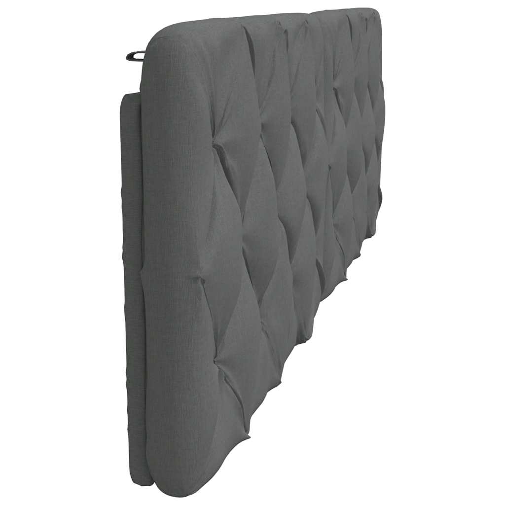 Hoofdbordkussen 160 cm stof donkergrijs is nu te koop bij PeponiXL, paradijselijk wonen!